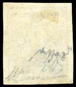 1850 - 30 cent. bruno, I tiratura ... 