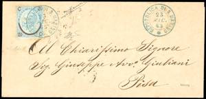 1865 - 20 cent. su 15 cent. Ferro di ... 