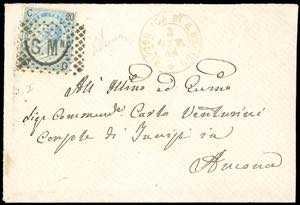 1866 - 20 cent. su 15 cent. Ferro di ... 