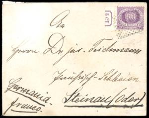 1889 - 40 cent. lilla scuro Stemma (7), ... 