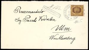 1897 - 2 lire bruno su arancio, Stemma (21), ... 