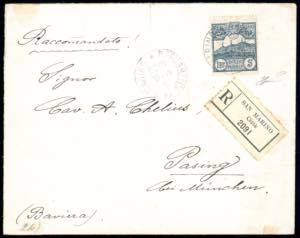 1905 - 5 lire ardesia, Veduta (45), ... 