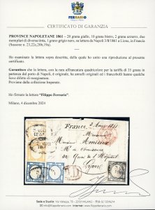 1861 - 20 grana giallo, 10 grana ... 