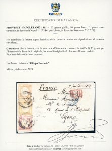 1861 - 20 grana giallo, 10 grana ... 