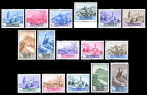 1933 - Paesaggi, serie completa (342/355), ... 