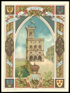 INTERI POSTALI 1894 - 5 lire Palazzo del ... 