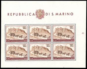 1949/51 - UPU, giro completo di ... 