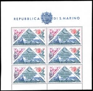 1952 - 200 lire Fiori-Giornata filatelica, ... 