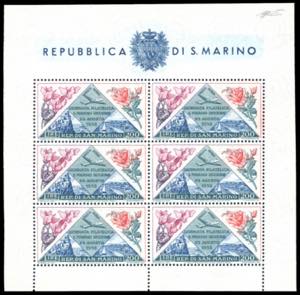 1952 - 200 lire Fiori-Giornata Filatelica, ... 