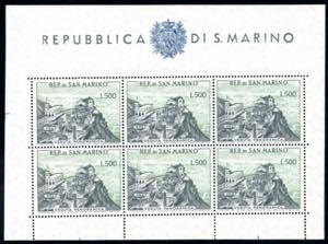 1958 - 500 lire Panorama, foglietto (18), ... 