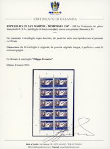 1947 - 100 lire Centenario ... 