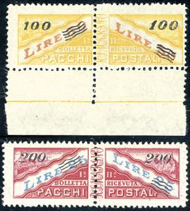 1948/50 - Soprastampati, filigrana corona ... 