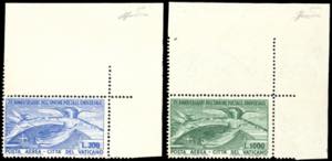 1949 - UPU, serie completa (18/19), angolo ... 