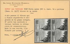 1958 - 500 lire Cupolone, dent. 14 ... 