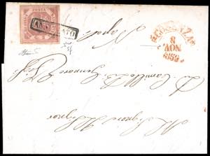 COSENZA, annullo con mese capovolto e anno ... 