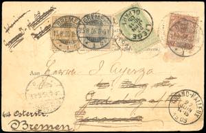 BELGIO/ITALIA/GERMANIA 1905 - Redirected ... 