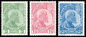 LIECHTENSTEIN 1912 - Principe Giovanni II, ... 