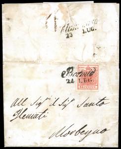 LOMBARDO VENETO 1851/1853 - Tre ... 