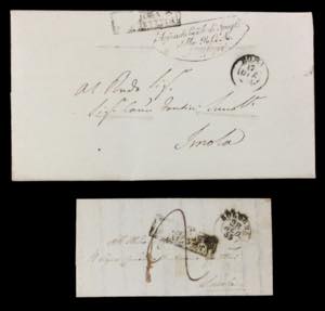 STATO PONTIFICIO SANITA 1837/1867 ... 