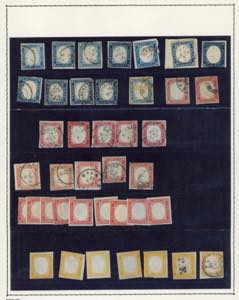 SARDEGNA 1855/1862 - Insieme di ... 