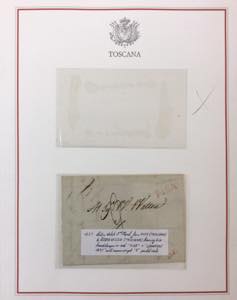 TOSCANA 1809/1861 - Lotto di nove ... 