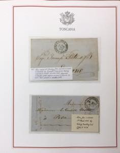 TOSCANA 1809/1861 - Lotto di nove ... 