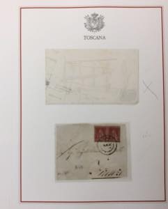 TOSCANA 1809/1861 - Lotto di nove ... 