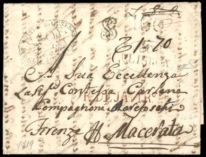 1819 - Lettera prefilatelica da Rio de ... 