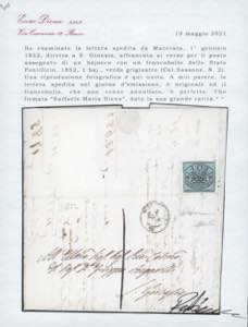 1852 - 1 baj verde grigiastro (2), ... 