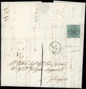 1852 - 1 baj verde grigiastro (2), perfetto ... 