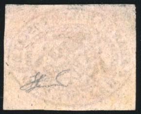 1852 - 1/2 baj lilla rosa (1d), ... 