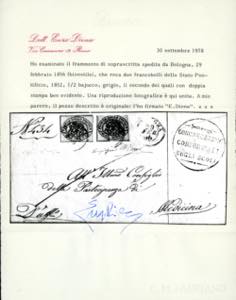 1856 - 1/2 baj grigio azzurro, ... 