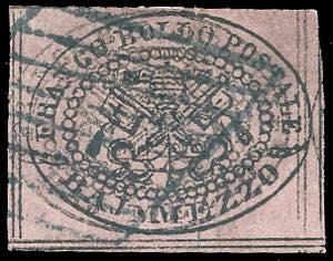 1852 - 1/2 baj lilla vivo, evidente e ben ... 