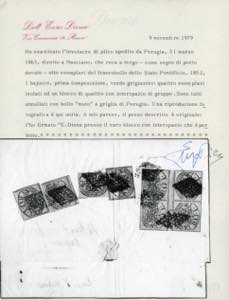 1853 - 1 baj verde grigiastro (2), ... 