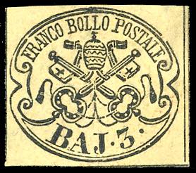 1858 - 3 baj giallo paglia chiaro (4da), ... 