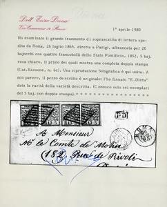 1852 - 5 baj rosa chiaro, quattro ... 