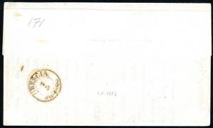 1856 - 5 cent. giallo ocra (1), ... 