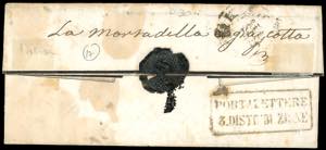 1855 - 8 baj bianco, falso per ... 