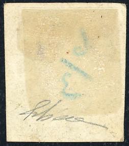 1851 - 5 cent. nero (1), usato, ... 