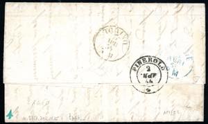 1954 - 40 cent. rosa (6a), bordo ... 