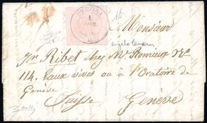 1954 - 40 cent. rosa (6a), bordo di foglio, ... 