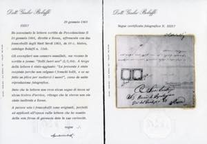 1864 - 10 cent. bistro, due ... 