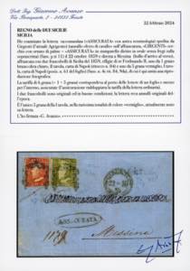 1859 - 5 grana vermiglio, I ... 