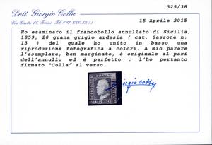 1859 - 20 grana, cinque esemplari ... 