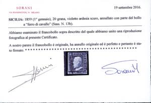 1859 - 20 grana, cinque esemplari ... 