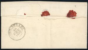 1857 - 2 crazie verde azzurro su ... 