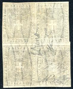 1860 - 1 cent. violetto bruno ... 