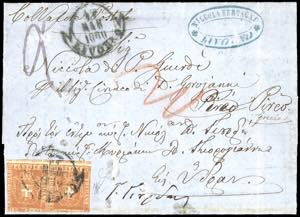 1860 - 80 cent. carnicino (22), coppia ... 