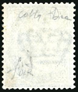 1863 - 5 cent. De La Rue, tiratura ... 