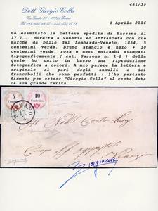 1854 - 5 cent. e 10 cent., marche ... 